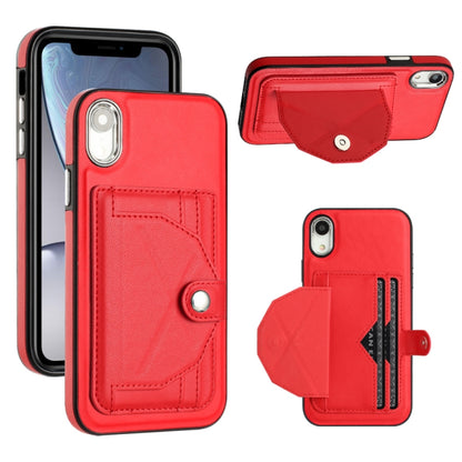 เคสโทรศัพท์หนังกันกระแทกพร้อมที่ใส่บัตร, For iPhone XS Max, For iPhone XR, For iPhone X / XS, For iPhone SE 2022/SE 2020/6/7/8, For iPhone 6 Plus/7 Plus/8 Plus