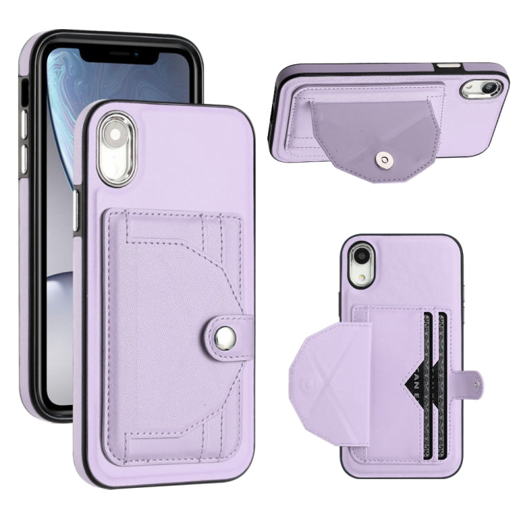 เคสโทรศัพท์หนังกันกระแทกพร้อมที่ใส่บัตร, For iPhone XS Max, For iPhone XR, For iPhone X / XS, For iPhone SE 2022/SE 2020/6/7/8, For iPhone 6 Plus/7 Plus/8 Plus