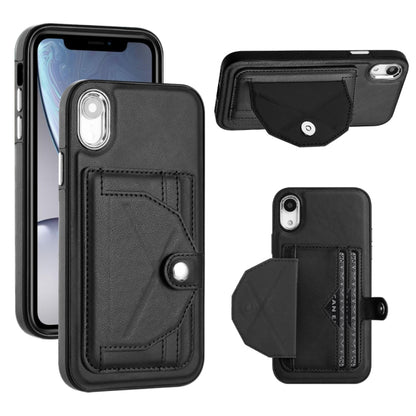 เคสโทรศัพท์หนังกันกระแทกพร้อมที่ใส่บัตร, For iPhone XS Max, For iPhone XR, For iPhone X / XS, For iPhone SE 2022/SE 2020/6/7/8, For iPhone 6 Plus/7 Plus/8 Plus