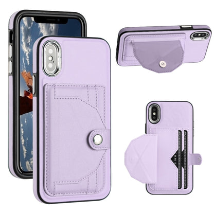 เคสโทรศัพท์หนังกันกระแทกพร้อมที่ใส่บัตร, For iPhone XS Max, For iPhone XR, For iPhone X / XS, For iPhone SE 2022/SE 2020/6/7/8, For iPhone 6 Plus/7 Plus/8 Plus