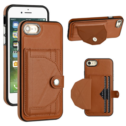 เคสโทรศัพท์หนังกันกระแทกพร้อมที่ใส่บัตร, For iPhone XS Max, For iPhone XR, For iPhone X / XS, For iPhone SE 2022/SE 2020/6/7/8, For iPhone 6 Plus/7 Plus/8 Plus