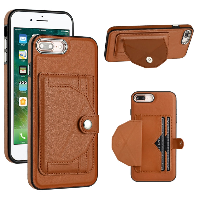 เคสโทรศัพท์หนังกันกระแทกพร้อมที่ใส่บัตร, For iPhone XS Max, For iPhone XR, For iPhone X / XS, For iPhone SE 2022/SE 2020/6/7/8, For iPhone 6 Plus/7 Plus/8 Plus