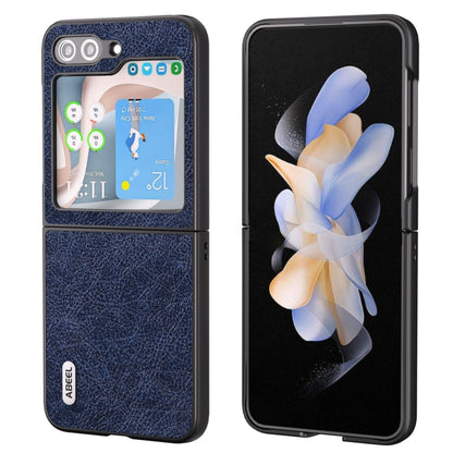 เคสโทรศัพท์ ABEEL Retro Litchi Texture PU, For Samsung Galaxy Z Flip5, For Samsung Galaxy Z Fold5