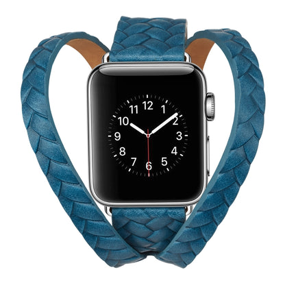 สายนาฬิกามงกุฎหนังลายนูนชั้นดี, For Apple Watch Series 5 & 4 40mm / 3& 2 & 1 38mm, For Apple Watch Series 7 45mm / 6 & SE & 5 & 4 44mm / 3 & 2 & 1 42mm