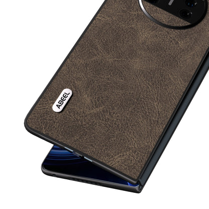 ABEEL Dream Litchi Texture เคสโทรศัพท์ PU, For Huawei Mate X3, For Huawei Mate 60 Pro, For Huawei Mate X5, For Huawei P60 Pocket
