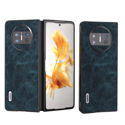 ABEEL Dream Litchi Texture เคสโทรศัพท์ PU, For Huawei Mate X3, For Huawei Mate 60 Pro, For Huawei Mate X5, For Huawei P60 Pocket
