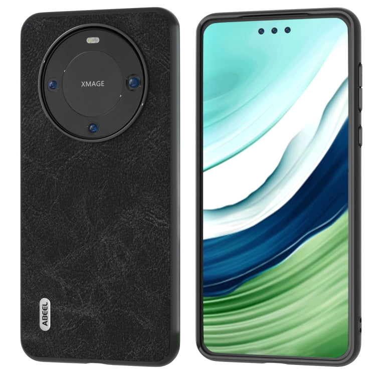 ABEEL Dream Litchi Texture เคสโทรศัพท์ PU, For Huawei Mate X3, For Huawei Mate 60 Pro, For Huawei Mate X5, For Huawei P60 Pocket