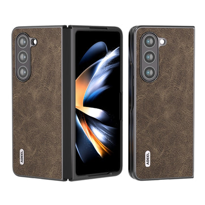 ABEEL Dream Litchi Texture เคสโทรศัพท์ PU, For Samsung Galaxy Z Flip5, For Samsung Galaxy Z Fold5