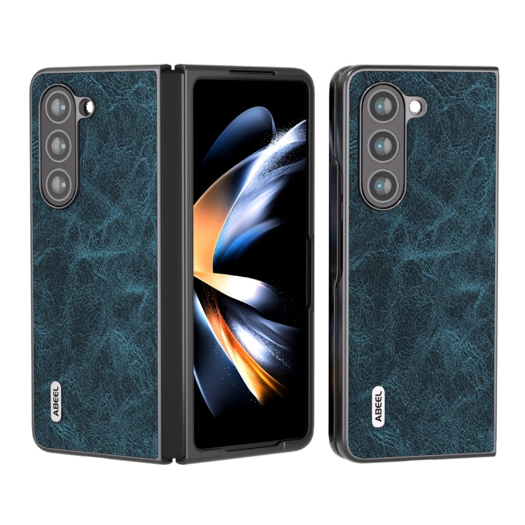 ABEEL Dream Litchi Texture เคสโทรศัพท์ PU, For Samsung Galaxy Z Flip5, For Samsung Galaxy Z Fold5