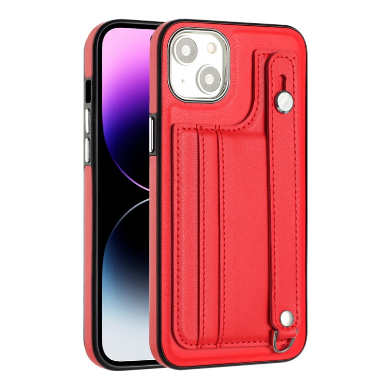 เคสโทรศัพท์หนังกันกระแทกพร้อมสายคล้องข้อมือ, For iPhone 14, For iPhone 15 Pro Max, For iPhone 14 Plus, For iPhone 15 Pro, For iPhone 14 Pro, For iPhone 15 Plus, For iPhone 14 Pro Max, For iPhone 15