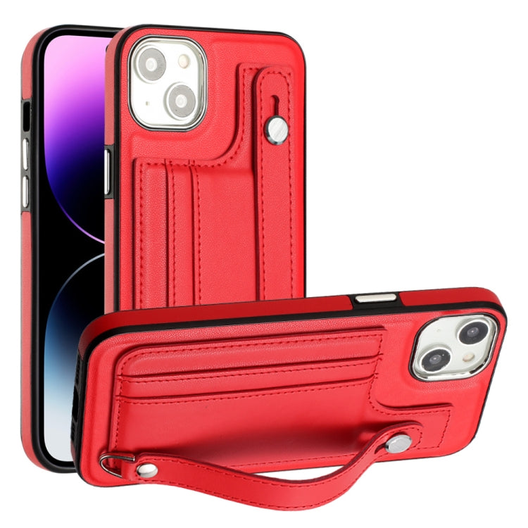เคสโทรศัพท์หนังกันกระแทกพร้อมสายคล้องข้อมือ, For iPhone 14, For iPhone 15 Pro Max, For iPhone 14 Plus, For iPhone 15 Pro, For iPhone 14 Pro, For iPhone 15 Plus, For iPhone 14 Pro Max, For iPhone 15