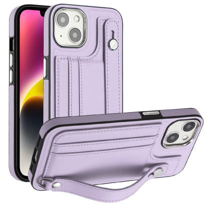 เคสโทรศัพท์หนังกันกระแทกพร้อมสายคล้องข้อมือ, For iPhone 13, For iPhone 13 Pro, For iPhone 13 Pro Max, For iPhone 12 / 12 Pro, For iPhone 12 Pro Max, For iPhone 11, For iPhone 11 Pro, For iPhone 11 Pro Max