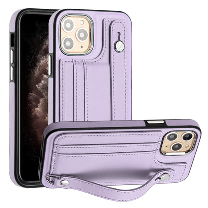 เคสโทรศัพท์หนังกันกระแทกพร้อมสายคล้องข้อมือ, For iPhone 13, For iPhone 13 Pro, For iPhone 13 Pro Max, For iPhone 12 / 12 Pro, For iPhone 12 Pro Max, For iPhone 11, For iPhone 11 Pro, For iPhone 11 Pro Max