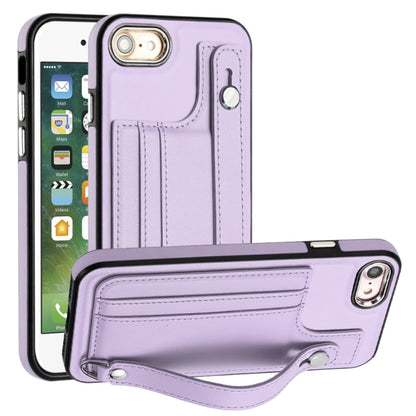 เคสโทรศัพท์หนังกันกระแทกพร้อมสายคล้องข้อมือ, For iPhone XS Max, For iPhone XR, For iPhone X / XS, For iPhone SE 2022/SE 2020/6/7/8, For iPhone 6 Plus/7 Plus/8 Plus