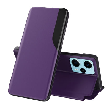 เคสโทรศัพท์หนังดูดซับการแสดงผลด้านข้าง, For Xiaomi Poco F5, For Xiaomi Poco F5 Pro