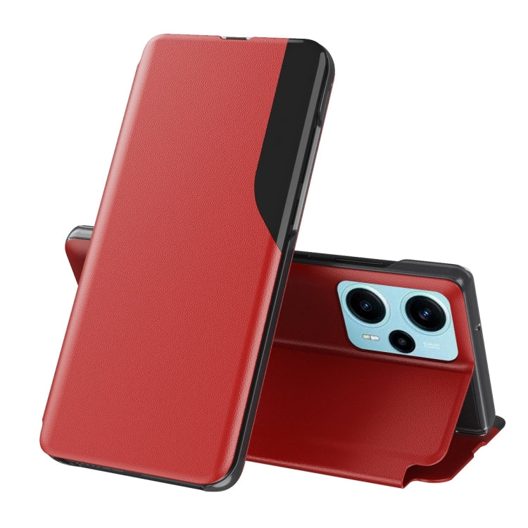 เคสโทรศัพท์หนังดูดซับการแสดงผลด้านข้าง, For Xiaomi Poco F5, For Xiaomi Poco F5 Pro