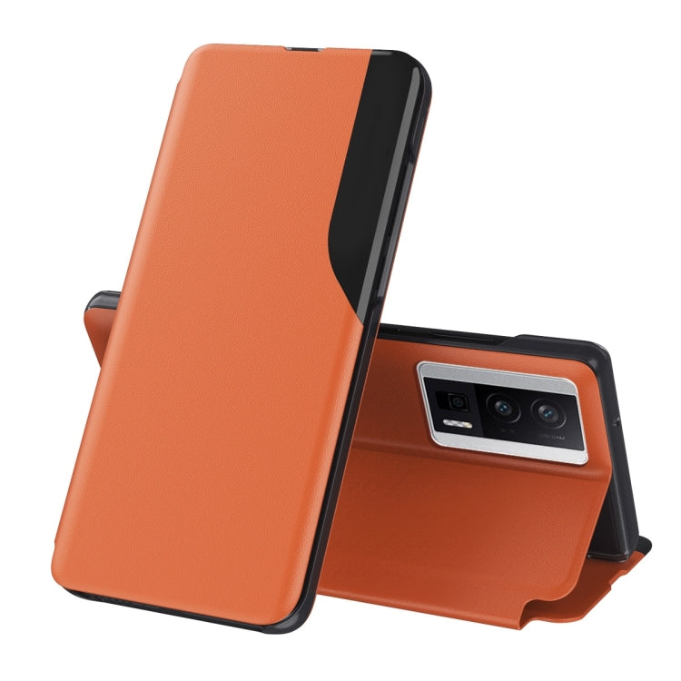 เคสโทรศัพท์หนังดูดซับการแสดงผลด้านข้าง, For Xiaomi Poco F5, For Xiaomi Poco F5 Pro