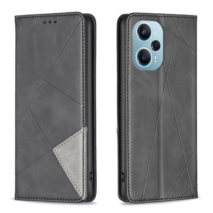 เคสโทรศัพท์หนังแม่เหล็กพื้นผิวรูปสี่เหลี่ยมขนมเปียกปูน, For Xiaomi Redmi Note 13 Pro+ 5G, For Xiaomi Redmi Note 13 Pro 5G, For Xiaomi 13T / 13T Pro / Redmi K60 Ultra, For Xiaomi Redmi K70 / K70 Pro, For Xiaomi Redmi 12 4G                               ...