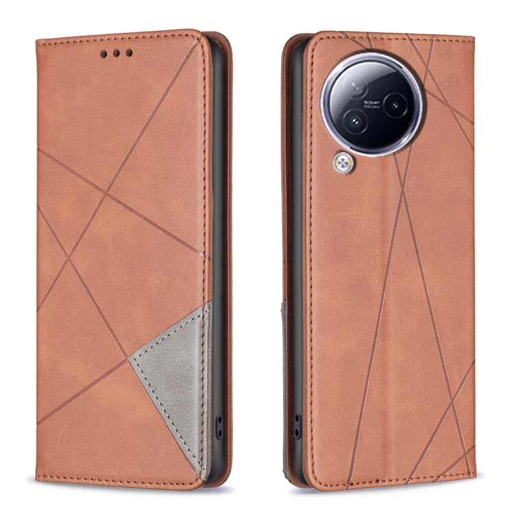 เคสโทรศัพท์หนังแม่เหล็กพื้นผิวรูปสี่เหลี่ยมขนมเปียกปูน, For Xiaomi Redmi Note 13 Pro+ 5G, For Xiaomi Redmi Note 13 Pro 5G, For Xiaomi 13T / 13T Pro / Redmi K60 Ultra, For Xiaomi Redmi K70 / K70 Pro, For Xiaomi Redmi 12 4G                               ...