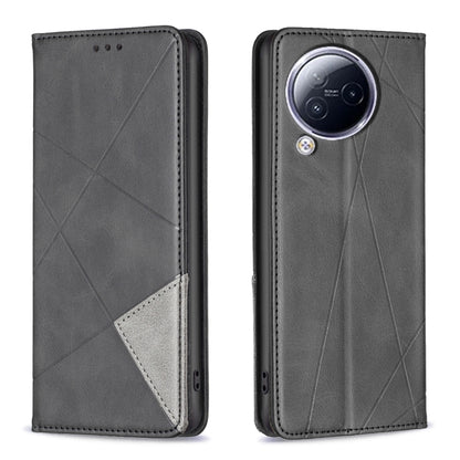 เคสโทรศัพท์หนังแม่เหล็กพื้นผิวรูปสี่เหลี่ยมขนมเปียกปูน, For Xiaomi Redmi Note 13 Pro+ 5G, For Xiaomi Redmi Note 13 Pro 5G, For Xiaomi 13T / 13T Pro / Redmi K60 Ultra, For Xiaomi Redmi K70 / K70 Pro, For Xiaomi Redmi 12 4G                               ...