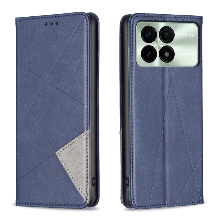 เคสโทรศัพท์หนังแม่เหล็กพื้นผิวรูปสี่เหลี่ยมขนมเปียกปูน, For Xiaomi Redmi Note 13 Pro+ 5G, For Xiaomi Redmi Note 13 Pro 5G, For Xiaomi 13T / 13T Pro / Redmi K60 Ultra, For Xiaomi Redmi K70 / K70 Pro, For Xiaomi Redmi 12 4G                               ...