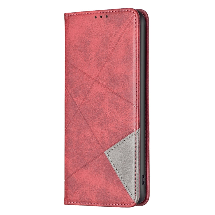 เคสโทรศัพท์หนังแม่เหล็กพื้นผิวรูปสี่เหลี่ยมขนมเปียกปูน, For Xiaomi Poco M6 4G / Redmi 13 4G, For Xiaomi Redmi Note 13 Pro 4G Global, For Xiaomi Poco M6 Pro 4G, For Xiaomi Redmi A3, For Xiaomi Redmi Note 13 4G Global, For Xiaomi Redmi K70E              ...