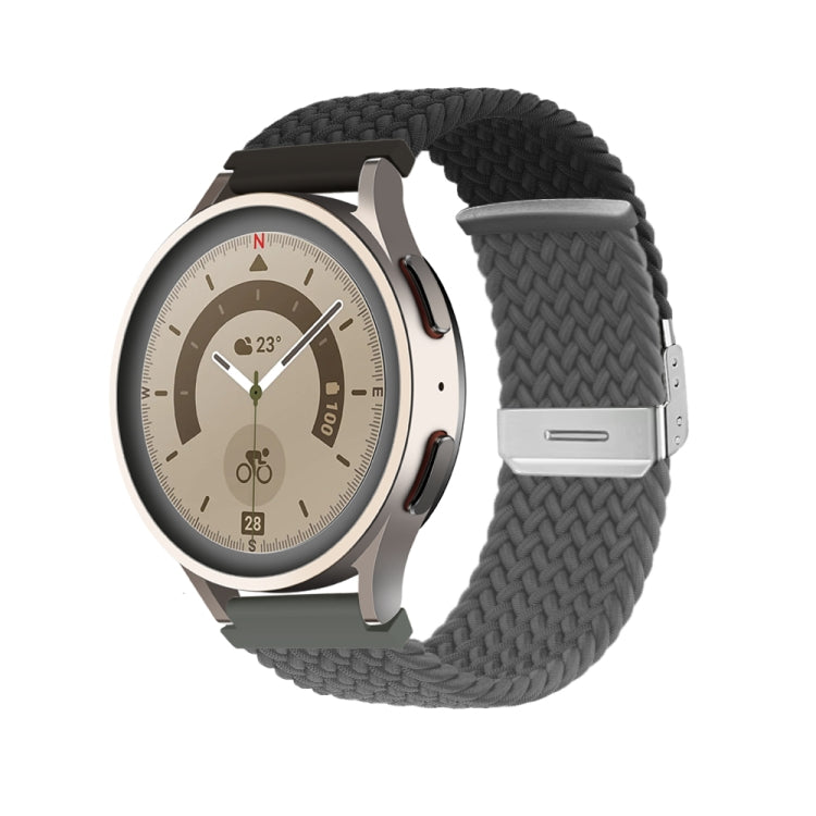 สายนาฬิกาไนล่อนถักหัวเข็มขัด, 20mm, 22mm