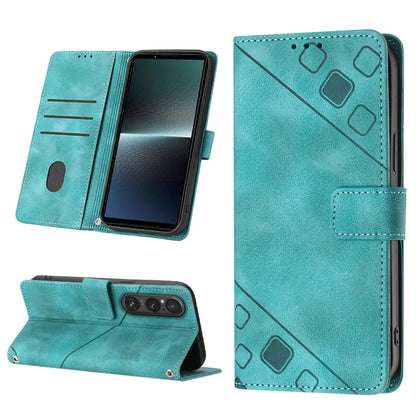 เคสโทรศัพท์หนังลายนูนที่ให้ความรู้สึกเหมือนผิวหนัง, For Sony Xperia 1 VIII, For Sony Xperia 10 VI, For Sony Xperia 1 VI, For Sony Xperia 5 VI, For Sony Xperia 5 V, For Sony Xperia 1 V, For Sony Xperia 10 V, For Sony Xperia 10 IV
