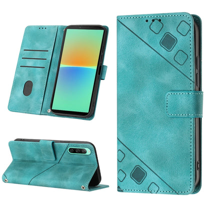 เคสโทรศัพท์หนังลายนูนที่ให้ความรู้สึกเหมือนผิวหนัง, For Sony Xperia 1 VIII, For Sony Xperia 10 VI, For Sony Xperia 1 VI, For Sony Xperia 5 VI, For Sony Xperia 5 V, For Sony Xperia 1 V, For Sony Xperia 10 V, For Sony Xperia 10 IV