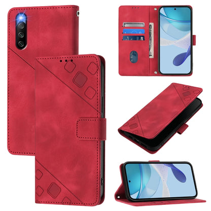 เคสโทรศัพท์หนังลายนูนที่ให้ความรู้สึกเหมือนผิวหนัง, For Sony Xperia 1 VIII, For Sony Xperia 10 VI, For Sony Xperia 1 VI, For Sony Xperia 5 VI, For Sony Xperia 5 V, For Sony Xperia 1 V, For Sony Xperia 10 V, For Sony Xperia 10 IV