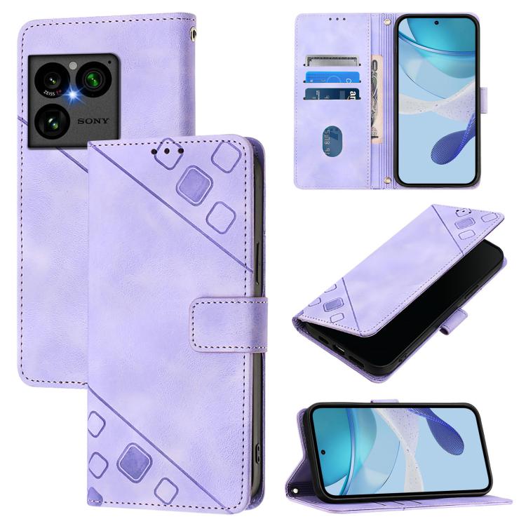 เคสโทรศัพท์หนังลายนูนที่ให้ความรู้สึกเหมือนผิวหนัง, For Sony Xperia 1 VIII, For Sony Xperia 10 VI, For Sony Xperia 1 VI, For Sony Xperia 5 VI, For Sony Xperia 5 V, For Sony Xperia 1 V, For Sony Xperia 10 V, For Sony Xperia 10 IV