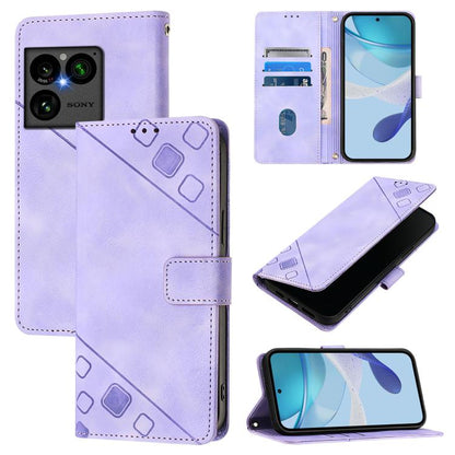 เคสโทรศัพท์หนังลายนูนที่ให้ความรู้สึกเหมือนผิวหนัง, For Sony Xperia 1 VIII, For Sony Xperia 10 VI, For Sony Xperia 1 VI, For Sony Xperia 5 VI, For Sony Xperia 5 V, For Sony Xperia 1 V, For Sony Xperia 10 V, For Sony Xperia 10 IV
