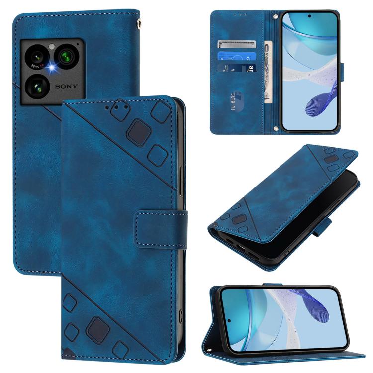 เคสโทรศัพท์หนังลายนูนที่ให้ความรู้สึกเหมือนผิวหนัง, For Sony Xperia 1 VIII, For Sony Xperia 10 VI, For Sony Xperia 1 VI, For Sony Xperia 5 VI, For Sony Xperia 5 V, For Sony Xperia 1 V, For Sony Xperia 10 V, For Sony Xperia 10 IV