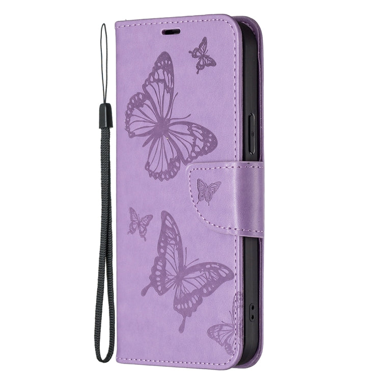 เคสโทรศัพท์หนังพิมพ์ลายผีเสื้อสองตัว, For Xiaomi Poco F5 5G / Redmi Note 12 Turbo, For Xiaomi Redmi Note 12S 4G / Note 11, For Xiaomi Civi 3 5G