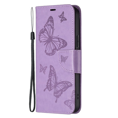 เคสโทรศัพท์หนังพิมพ์ลายผีเสื้อสองตัว, For Xiaomi Poco F5 5G / Redmi Note 12 Turbo, For Xiaomi Redmi Note 12S 4G / Note 11, For Xiaomi Civi 3 5G