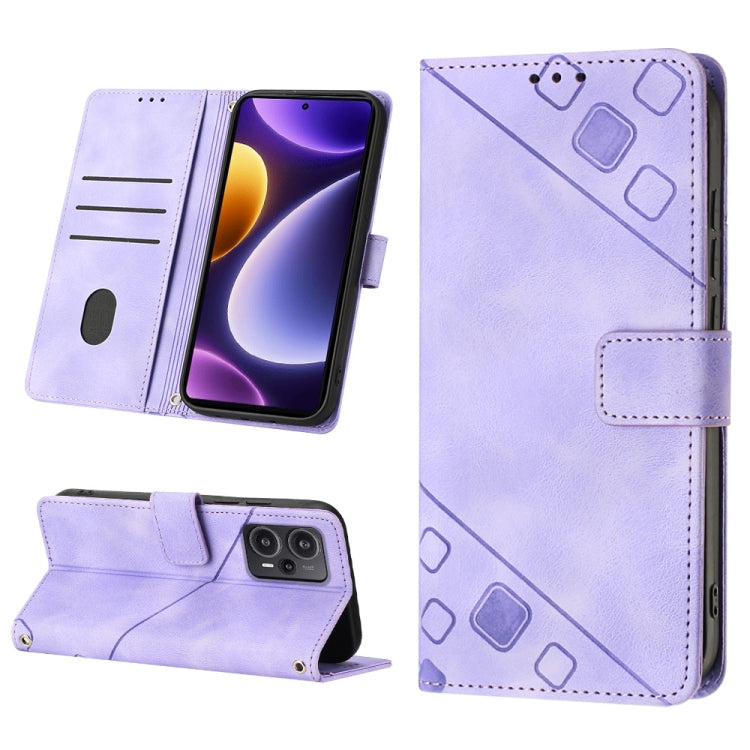 เคสโทรศัพท์หนังลายนูนที่ให้ความรู้สึกเหมือนผิวหนัง, For Xiaomi Redmi K70 / K70 Pro, For Xiaomi 13T, For Xiaomi Poco F5 5G/Redmi Note 12 Turbo, For Xiaomi Poco F5 Pro 5G/Redmi K60, For Xiaomi Redmi Note 12S 4G Global, For Xiaomi Poco C51 / A2+          ...