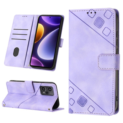 เคสโทรศัพท์หนังลายนูนที่ให้ความรู้สึกเหมือนผิวหนัง, For Xiaomi Redmi K70 / K70 Pro, For Xiaomi 13T, For Xiaomi Poco F5 5G/Redmi Note 12 Turbo, For Xiaomi Poco F5 Pro 5G/Redmi K60, For Xiaomi Redmi Note 12S 4G Global, For Xiaomi Poco C51 / A2+          ...