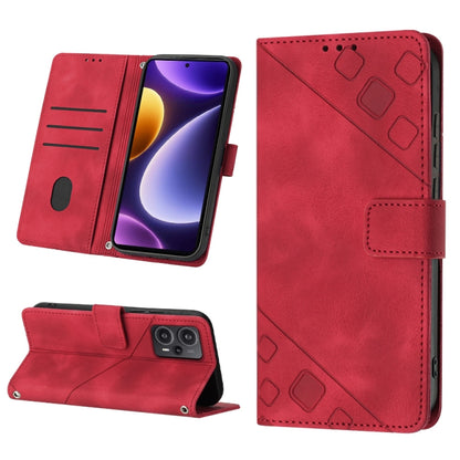 เคสโทรศัพท์หนังลายนูนที่ให้ความรู้สึกเหมือนผิวหนัง, For Xiaomi Redmi K70 / K70 Pro, For Xiaomi 13T, For Xiaomi Poco F5 5G/Redmi Note 12 Turbo, For Xiaomi Poco F5 Pro 5G/Redmi K60, For Xiaomi Redmi Note 12S 4G Global, For Xiaomi Poco C51 / A2+          ...
