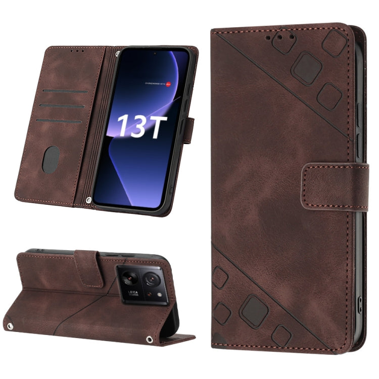 เคสโทรศัพท์หนังลายนูนที่ให้ความรู้สึกเหมือนผิวหนัง, For Xiaomi Redmi K70 / K70 Pro, For Xiaomi 13T, For Xiaomi Poco F5 5G/Redmi Note 12 Turbo, For Xiaomi Poco F5 Pro 5G/Redmi K60, For Xiaomi Redmi Note 12S 4G Global, For Xiaomi Poco C51 / A2+          ...