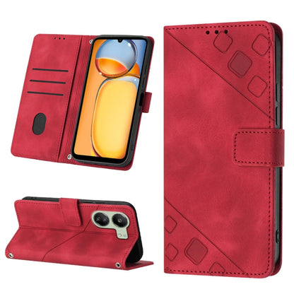 เคสโทรศัพท์หนังลายนูนที่ให้ความรู้สึกเหมือนผิวหนัง, For Xiaomi 14 Ultra, For Xiaomi 14 Pro, For Xiaomi 14, For Xiaomi Redmi Note 13 5G Global, For Xiaomi Redmi 13C, For Xiaomi Redmi Note 13 Pro+ 5G, For Xiaomi Redmi Note 13 Pro 5G Global               ...