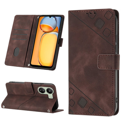 เคสโทรศัพท์หนังลายนูนที่ให้ความรู้สึกเหมือนผิวหนัง, For Xiaomi 14 Ultra, For Xiaomi 14 Pro, For Xiaomi 14, For Xiaomi Redmi Note 13 5G Global, For Xiaomi Redmi 13C, For Xiaomi Redmi Note 13 Pro+ 5G, For Xiaomi Redmi Note 13 Pro 5G Global               ...