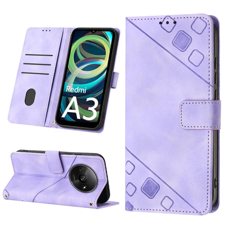เคสโทรศัพท์หนังลายนูนที่ให้ความรู้สึกเหมือนผิวหนัง, For Xiaomi Poco F6, For Xiaomi Poco M6 Pro 4G, For Xiaomi Poco X6 Neo 5G Global, For Xiaomi Redmi A3, For Xiaomi Redmi Note 13 Pro 4G Global, For Xiaomi Redmi Note 13 4G Global, For Xiaomi Redmi K70E ...