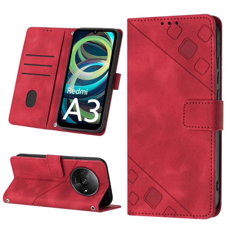 เคสโทรศัพท์หนังลายนูนที่ให้ความรู้สึกเหมือนผิวหนัง, For Xiaomi Poco F6, For Xiaomi Poco M6 Pro 4G, For Xiaomi Poco X6 Neo 5G Global, For Xiaomi Redmi A3, For Xiaomi Redmi Note 13 Pro 4G Global, For Xiaomi Redmi Note 13 4G Global, For Xiaomi Redmi K70E ...