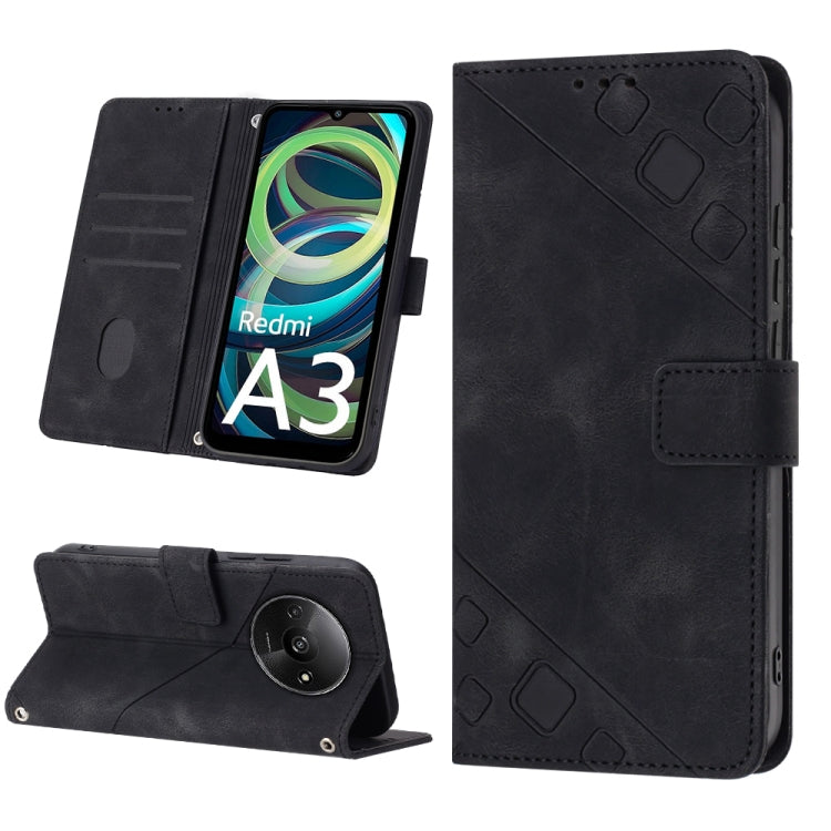เคสโทรศัพท์หนังลายนูนที่ให้ความรู้สึกเหมือนผิวหนัง, For Xiaomi Poco F6, For Xiaomi Poco M6 Pro 4G, For Xiaomi Poco X6 Neo 5G Global, For Xiaomi Redmi A3, For Xiaomi Redmi Note 13 Pro 4G Global, For Xiaomi Redmi Note 13 4G Global, For Xiaomi Redmi K70E ...