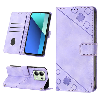 เคสโทรศัพท์หนังลายนูนที่ให้ความรู้สึกเหมือนผิวหนัง, For Xiaomi Poco F6, For Xiaomi Poco M6 Pro 4G, For Xiaomi Poco X6 Neo 5G Global, For Xiaomi Redmi A3, For Xiaomi Redmi Note 13 Pro 4G Global, For Xiaomi Redmi Note 13 4G Global, For Xiaomi Redmi K70E ...
