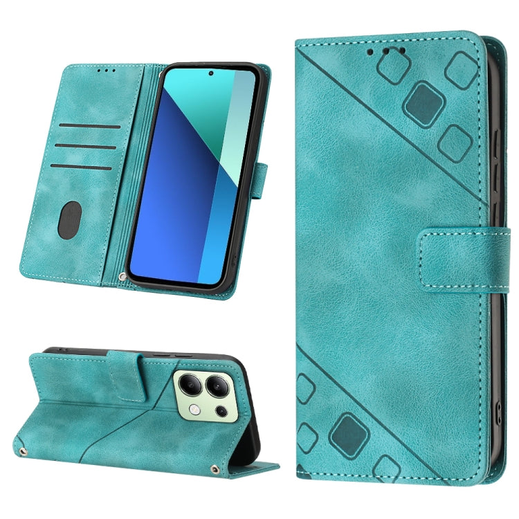 เคสโทรศัพท์หนังลายนูนที่ให้ความรู้สึกเหมือนผิวหนัง, For Xiaomi Poco F6, For Xiaomi Poco M6 Pro 4G, For Xiaomi Poco X6 Neo 5G Global, For Xiaomi Redmi A3, For Xiaomi Redmi Note 13 Pro 4G Global, For Xiaomi Redmi Note 13 4G Global, For Xiaomi Redmi K70E ...
