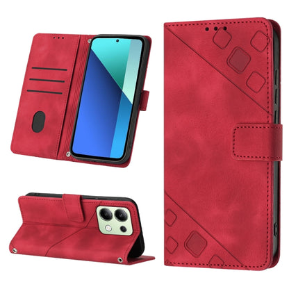เคสโทรศัพท์หนังลายนูนที่ให้ความรู้สึกเหมือนผิวหนัง, For Xiaomi Poco F6, For Xiaomi Poco M6 Pro 4G, For Xiaomi Poco X6 Neo 5G Global, For Xiaomi Redmi A3, For Xiaomi Redmi Note 13 Pro 4G Global, For Xiaomi Redmi Note 13 4G Global, For Xiaomi Redmi K70E ...