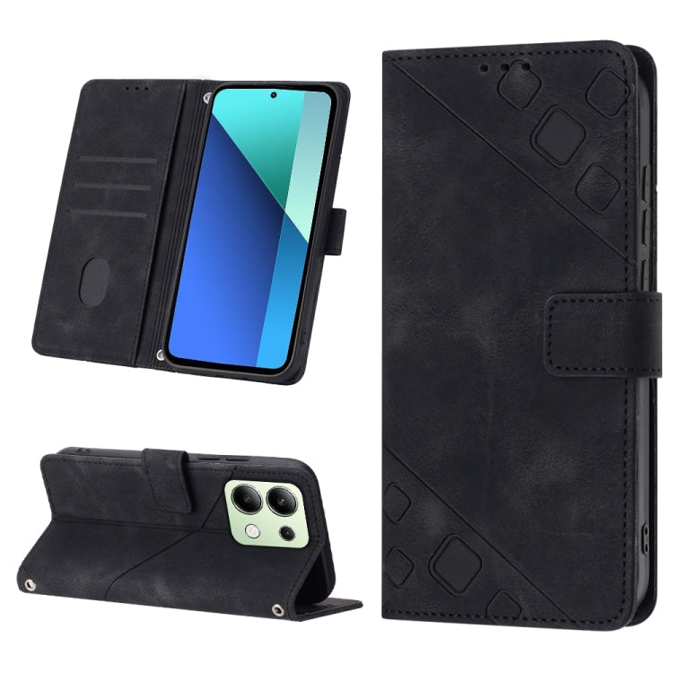 เคสโทรศัพท์หนังลายนูนที่ให้ความรู้สึกเหมือนผิวหนัง, For Xiaomi Poco F6, For Xiaomi Poco M6 Pro 4G, For Xiaomi Poco X6 Neo 5G Global, For Xiaomi Redmi A3, For Xiaomi Redmi Note 13 Pro 4G Global, For Xiaomi Redmi Note 13 4G Global, For Xiaomi Redmi K70E ...