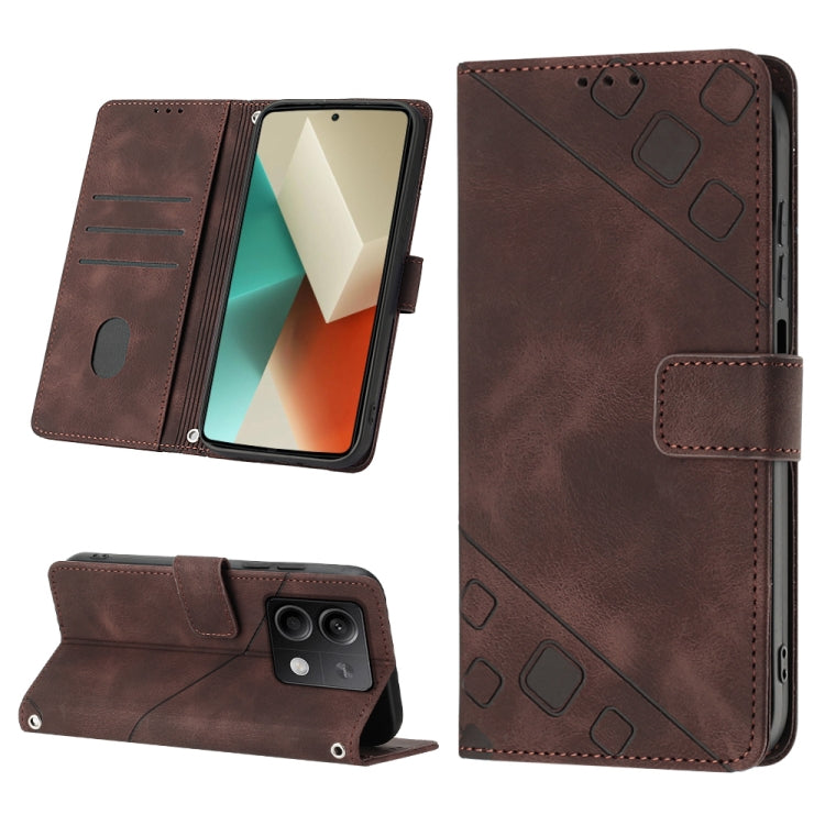 เคสโทรศัพท์หนังลายนูนที่ให้ความรู้สึกเหมือนผิวหนัง, For Xiaomi 14 Ultra, For Xiaomi 14 Pro, For Xiaomi 14, For Xiaomi Redmi Note 13 5G Global, For Xiaomi Redmi 13C, For Xiaomi Redmi Note 13 Pro+ 5G, For Xiaomi Redmi Note 13 Pro 5G Global               ...