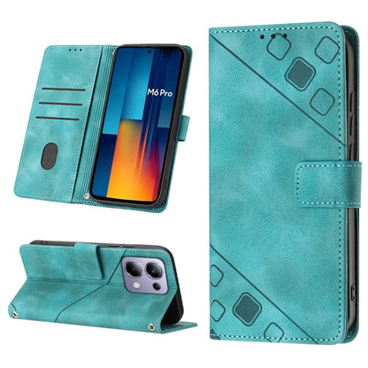 เคสโทรศัพท์หนังลายนูนที่ให้ความรู้สึกเหมือนผิวหนัง, For Xiaomi Poco F6, For Xiaomi Poco M6 Pro 4G, For Xiaomi Poco X6 Neo 5G Global, For Xiaomi Redmi A3, For Xiaomi Redmi Note 13 Pro 4G Global, For Xiaomi Redmi Note 13 4G Global, For Xiaomi Redmi K70E ...